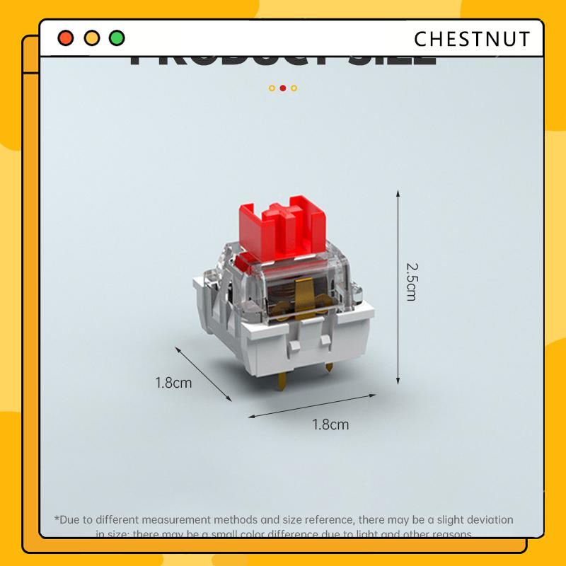 Switch/Cleam Red - RGB/Linear/Tactile/Giá Rẻ Hiệu Năng Cao Dùng Cho Bàn Phím-CT