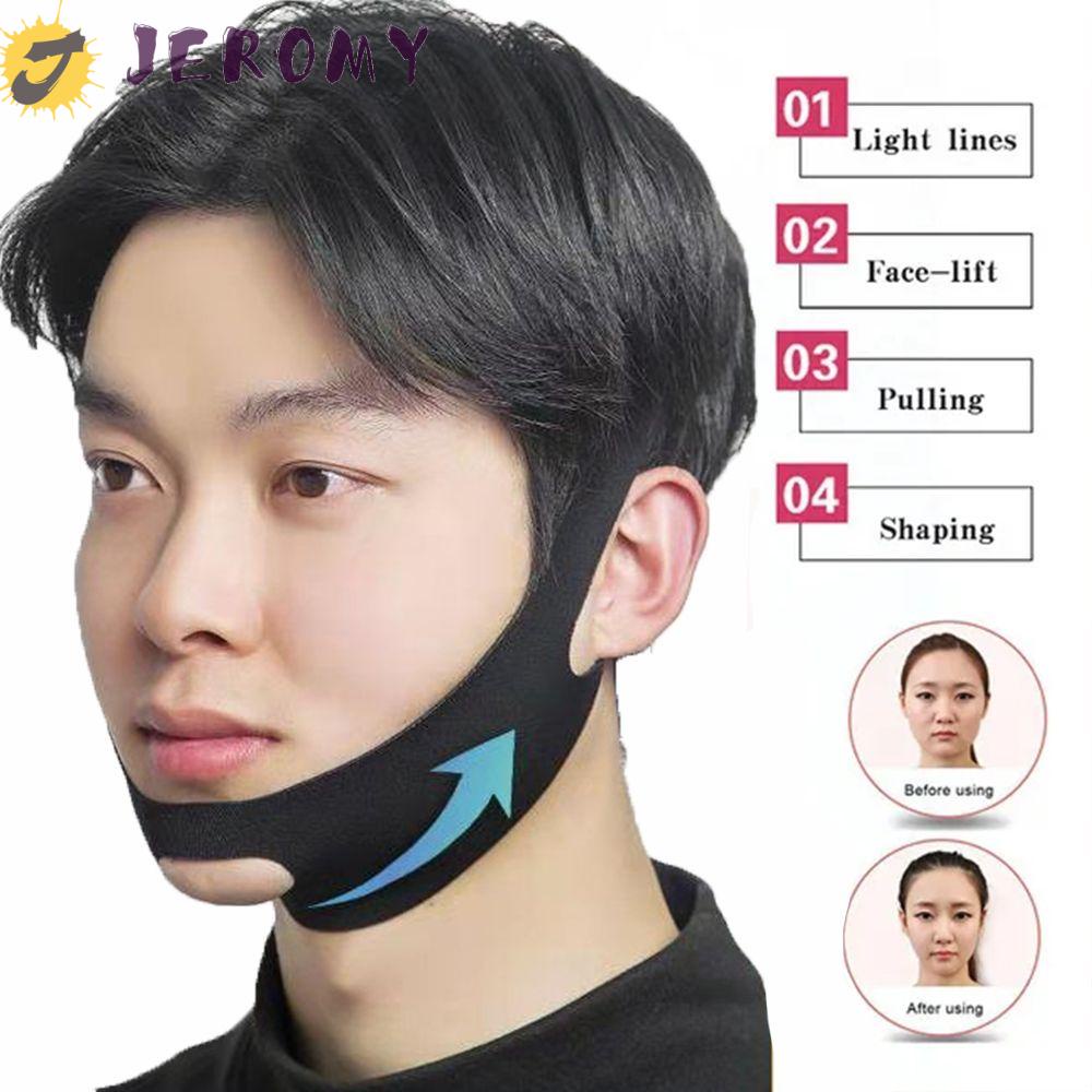 Đai Đeo Hỗ Trợ Định Hình Khuôn Mặt Chữ V Đàn Hồi Có Thể Điều Chỉnh