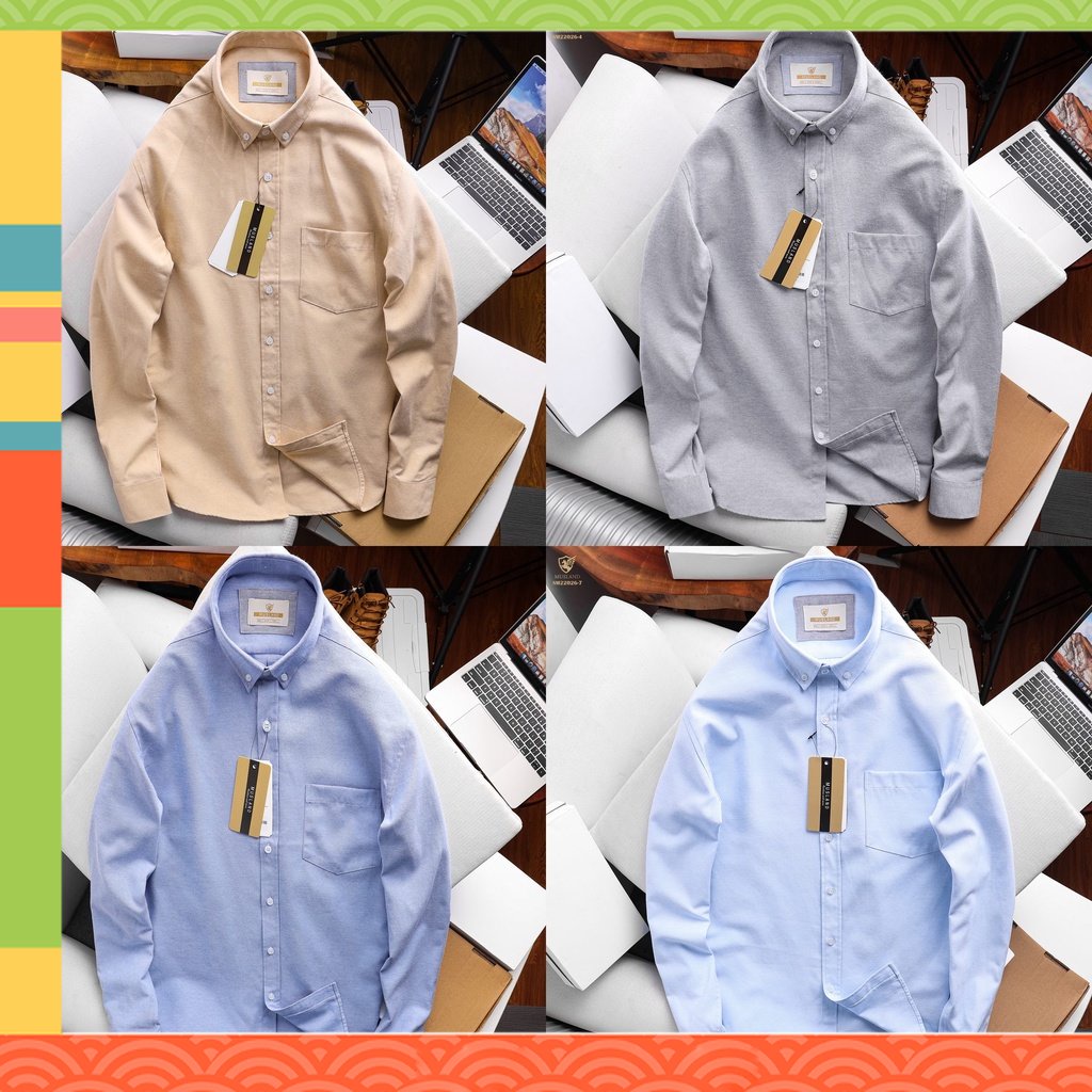 ẢNH SHOP CHỤP - Áo sơmi nam Oxford Musland chất xịn đẹp cho phái mạnh - SMML2A - - VNXK CHẤT XỊN