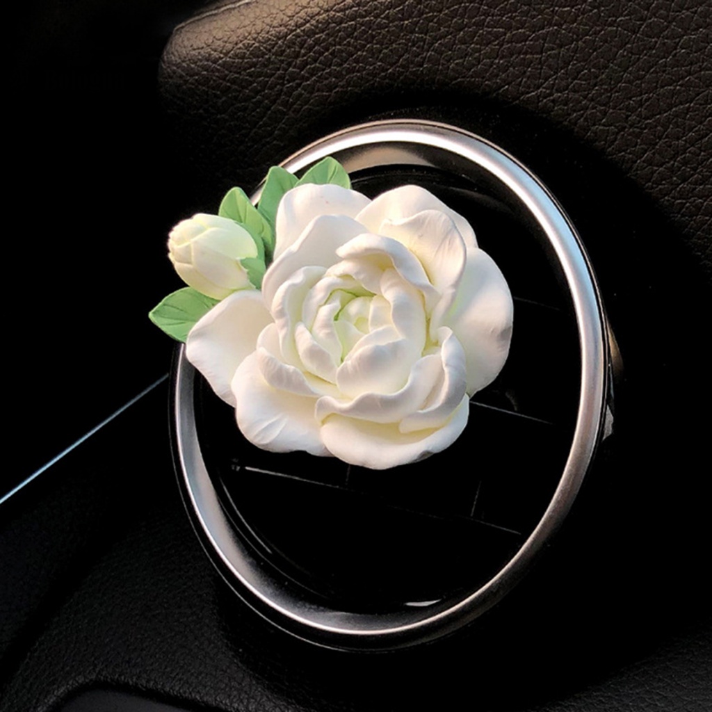 Kẹp Khuếch Tán Nước Hoa Gắn Lỗ Thông Gió Xe Hơi Nhiều Màu