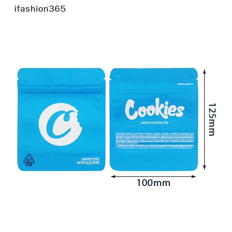 [ifashion365] Set 20 Túi Zip Đựng Bánh Quy Có Thể Tái Sử Dụng