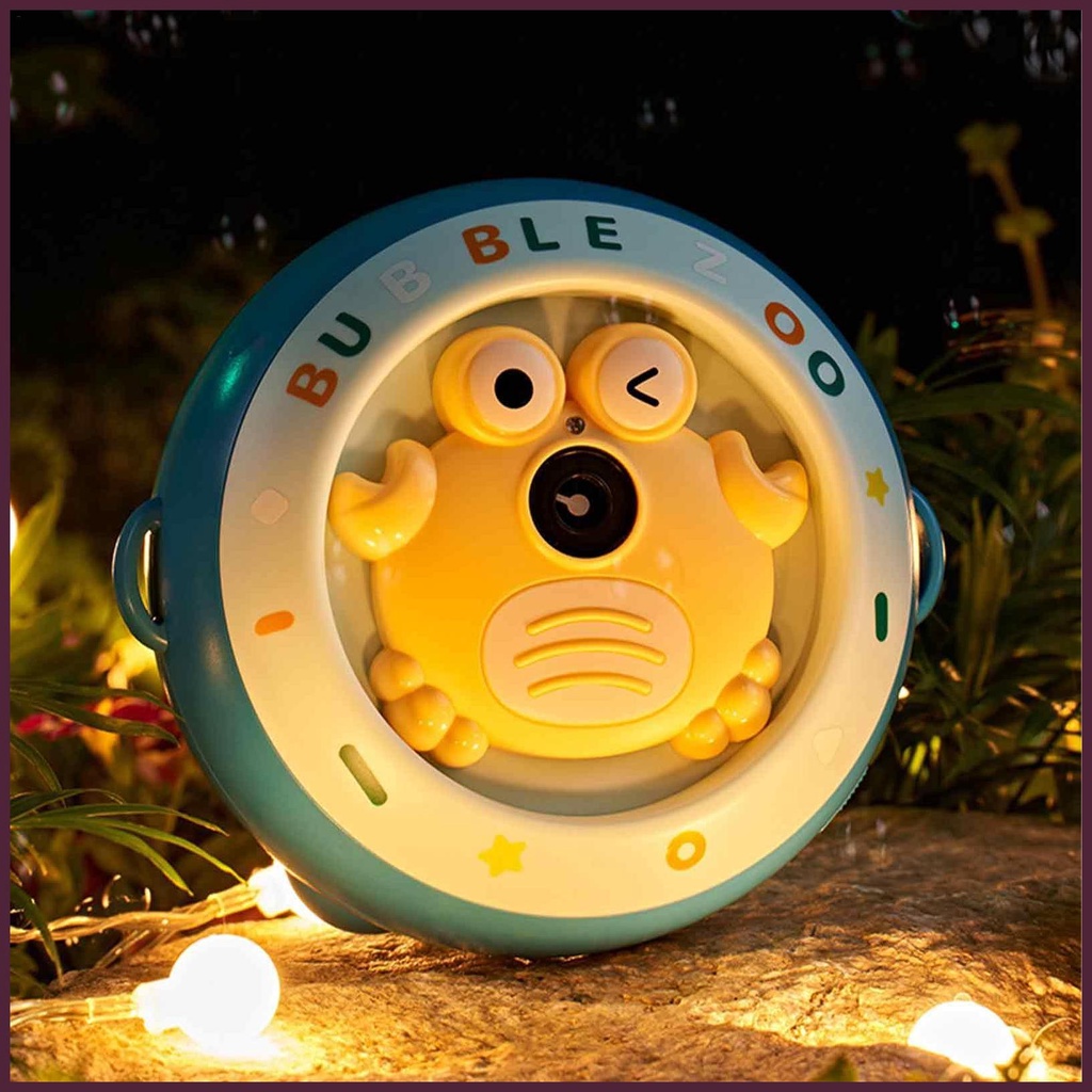 Đồ Chơi Thổi Bong Bóng Tự Động Hình Cua Chống Rò Rỉ