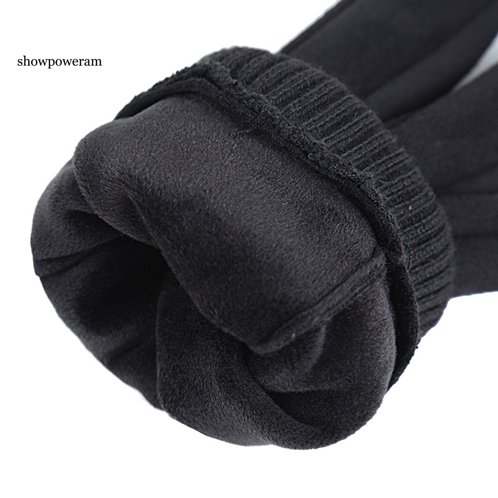 1 Đôi Găng Tay Lái Xe Dày Dặn Chống Trượt Bảo Vệ Toàn Diện