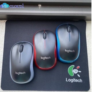 Logitech chuột không dây nhỏ gọn m185 chuột không dây màu xám 2.4ghz/usb cloud1