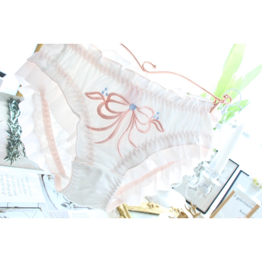 Hàng Mới Về Quần Lót Thêu Họa Tiết Dễ Thương Thoải Mái Cho Nữ