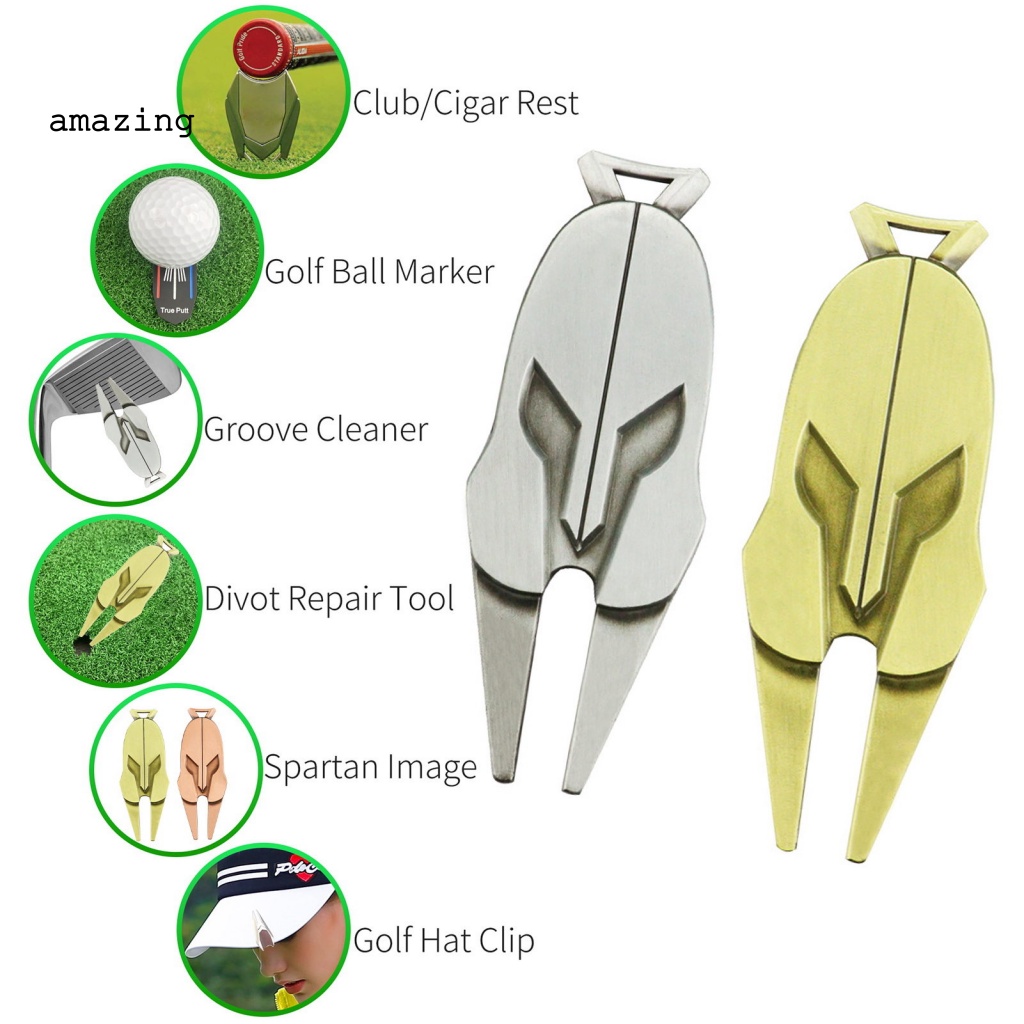 Dụng Cụ Divot Gắn Gậy Đánh Golf Màu Xanh Lá Thiết Kế Nhỏ Gọn Tiện Dụng