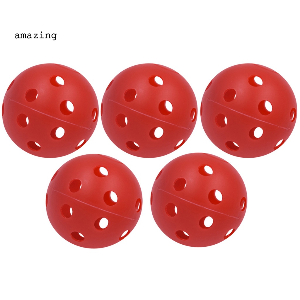 Bộ 5 Quả Bóng Golf Nhựa PE Màu Sắc Thời Trang