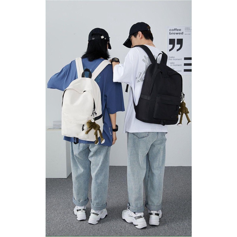 Balo Nam Túi Sách Đơn Giản Ba Lô Máy Tính Du Lịch Dung Tích Lớn Thể Thao Thoải Mái Cho Học Sinh Trung Học Phổ Thông Nữ