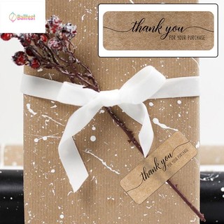 Balltest🎨Cuộn 120 Miếng TEM dán chữ " Thank you" << SIZE 2.5*7.5CM- 120 tem/CUỘN<<NHIỀU MẪU ĐẸP>>