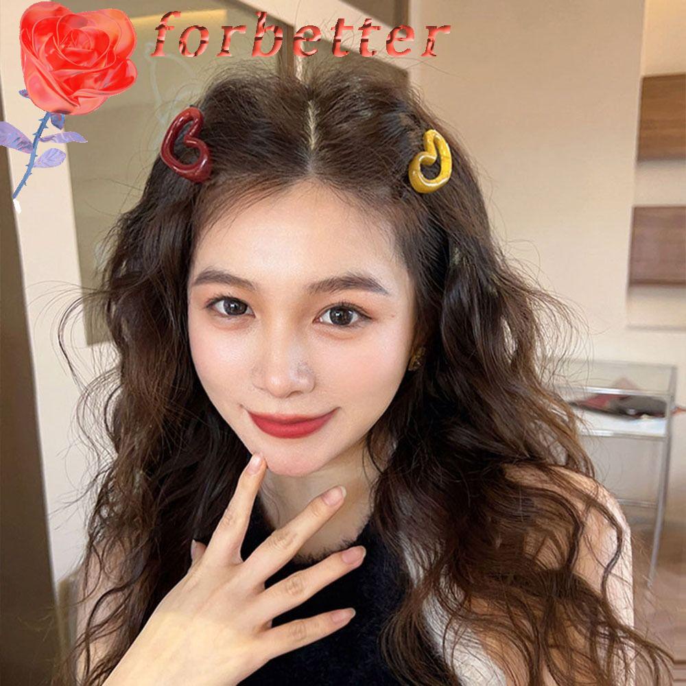 Kẹp Tóc Hình Trái Tim Xinh Xắn Cho Nữ Y2K