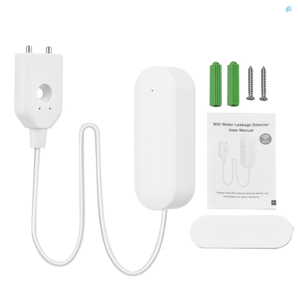 Thiết Bị Cảm Biến Rò Rỉ Nước Thông Minh Điều Khiển Bằng Ứng Dụng Cho Nhà Bếp / Phòng Tắm