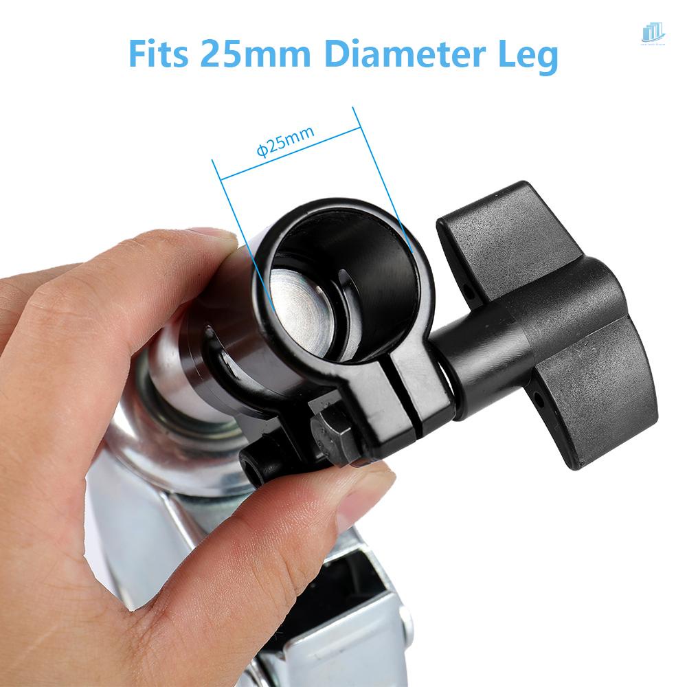 Bộ 3 Bánh Xe Xoay Thông Minh Với Lỗ Gắn 25mm Chuyên Dụng Cho Giá Đỡ Ba Chân / Máy Ảnh