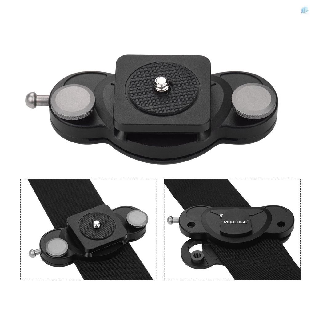 Khóa Kẹp Veledge Veledge Đeo Thắt Lưng Có Tấm Tháo Lắp Nhanh Cho Máy Ảnh DSLR