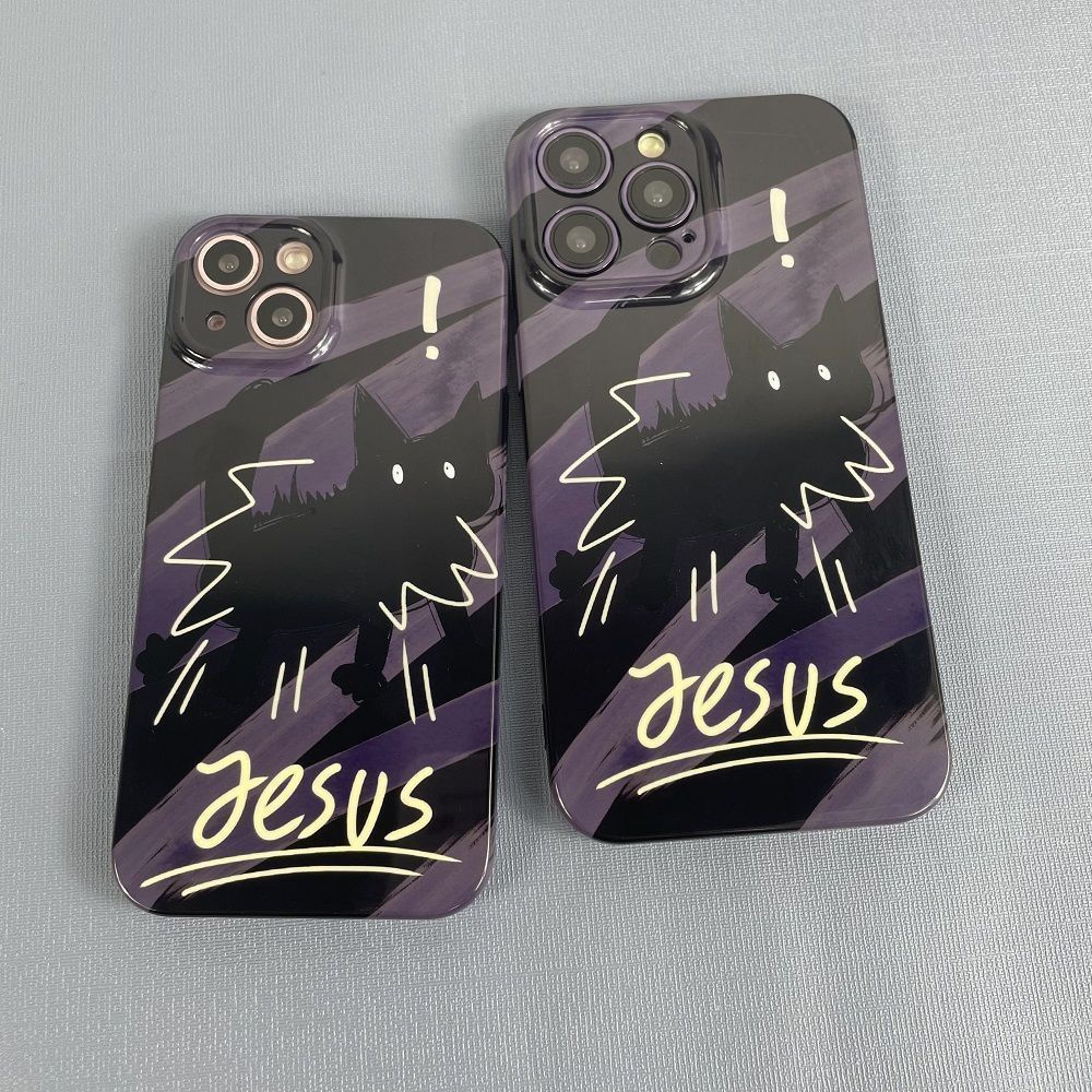 Ốp Điện Thoại Cứng Họa Tiết Hoạt Hình Mèo Đáng Yêu Cho iPhone14Promax EK24 1112xrxs13