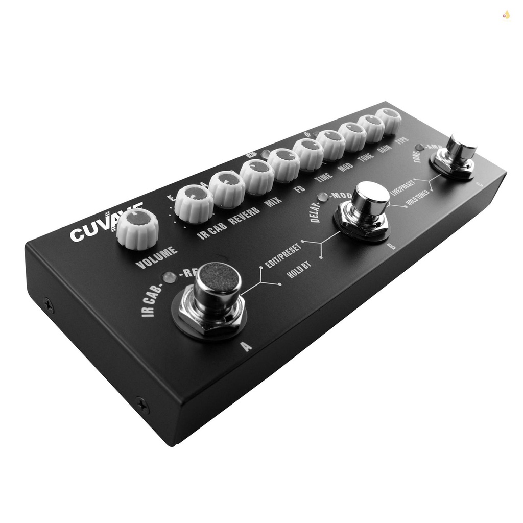 Bàn Đạp Hiệu Ứng Đàn Guitar Điện Không Dây mynice CUVAVE Khối Lập Phương Di Động Đa Năng Kết Hợp Với Giao Diện Âm Thanh Không Dây Cho Điện Thoại Di Động