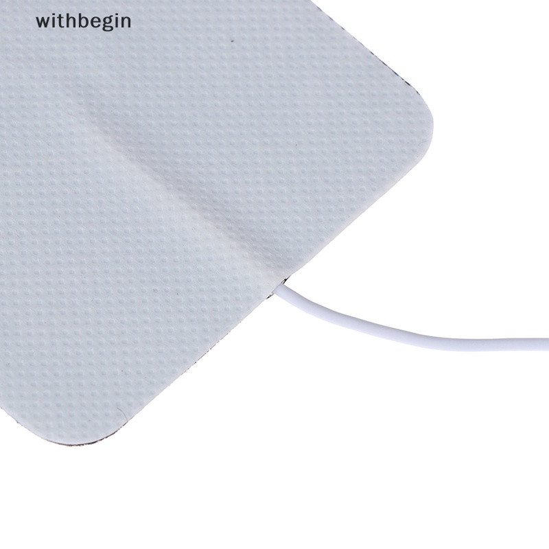 1 Cặp Miếng Dán Điện Cực 7 * 11 Có Thể Tái Sử Dụng Cho Máy Mát Xa Cơ Thể