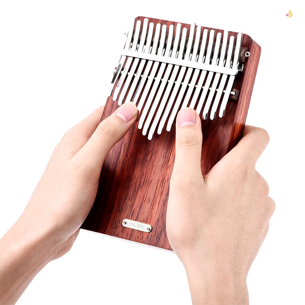 Miếng Dán Phím Đàn Kalimba Mbira Sanza Kèm Túi Đựng Tiện Dụng K17A 17 Phím