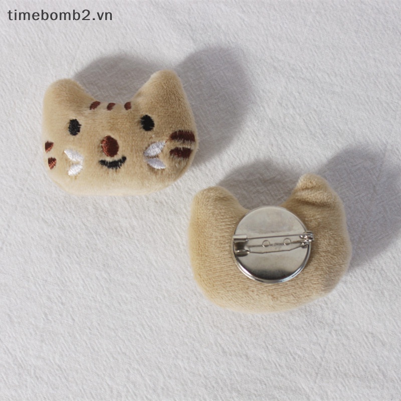 {Timebomb} Ghim Cài Áo Trang Trí Ba Lô / Balo Hình Cá / Ong Hoạt Hình Dễ Thương