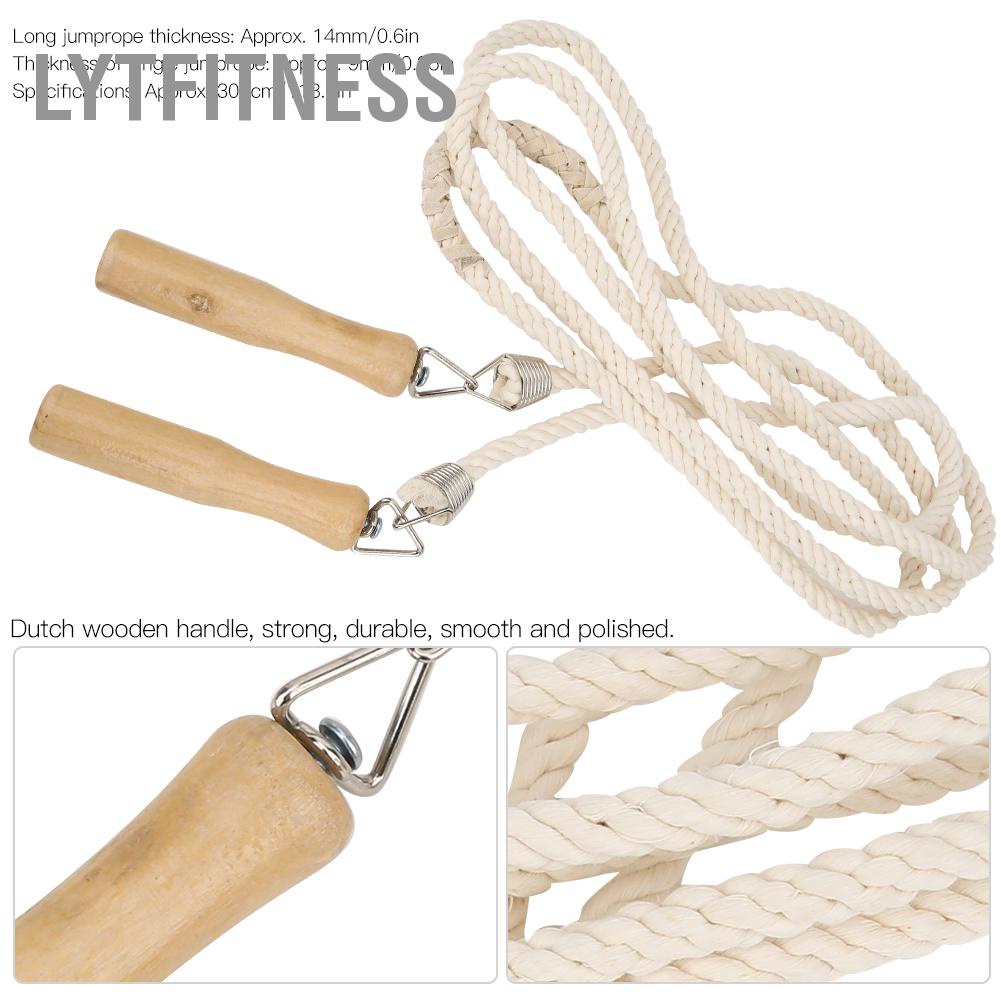 LYTFitness Tập Thể Nhóm Nhảy Dây Cotton Và Vải Lanh Dài Quay Tay Phụ K