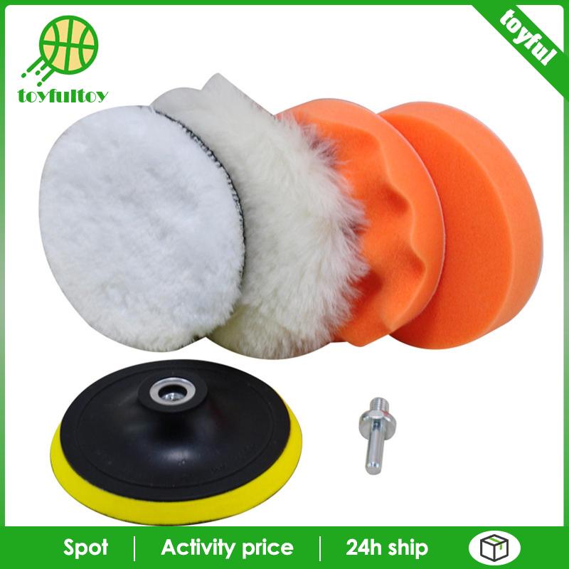 Bộ 6 Miếng Đệm Đánh Bóng Xe Hơi Đa Năng