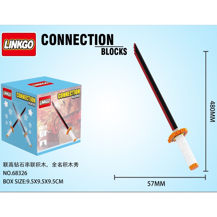 Mô hình đồ chơi kiếm lego Enma tím roronoa Zoro trong one piece lắp ráp rèn luyện trí thông minh katana onepiece