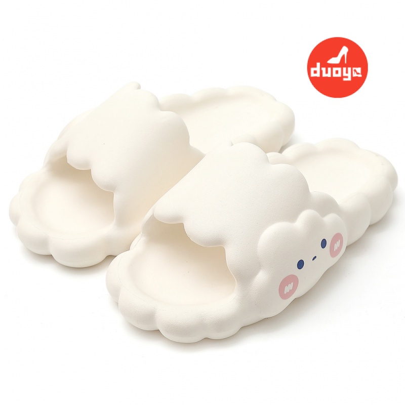 Dép Đi Trong Nhà Đế Dày Mềm Chống Trượt Đính Đá Pha Lê Hình Hoạt Hình Dễ Thương