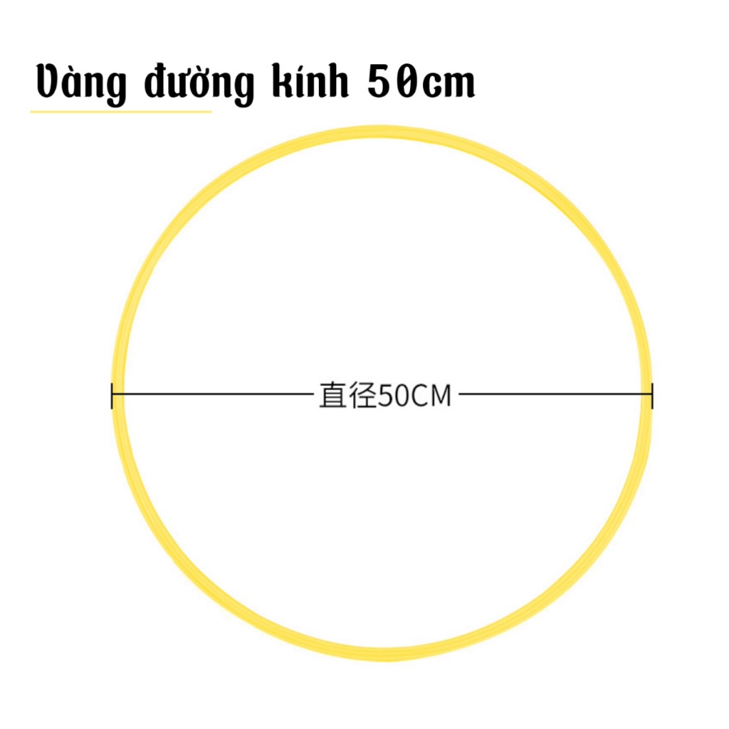Vòng nhựa - vòng thể dục thể thao size 30-50 cm  - DUNGHANU