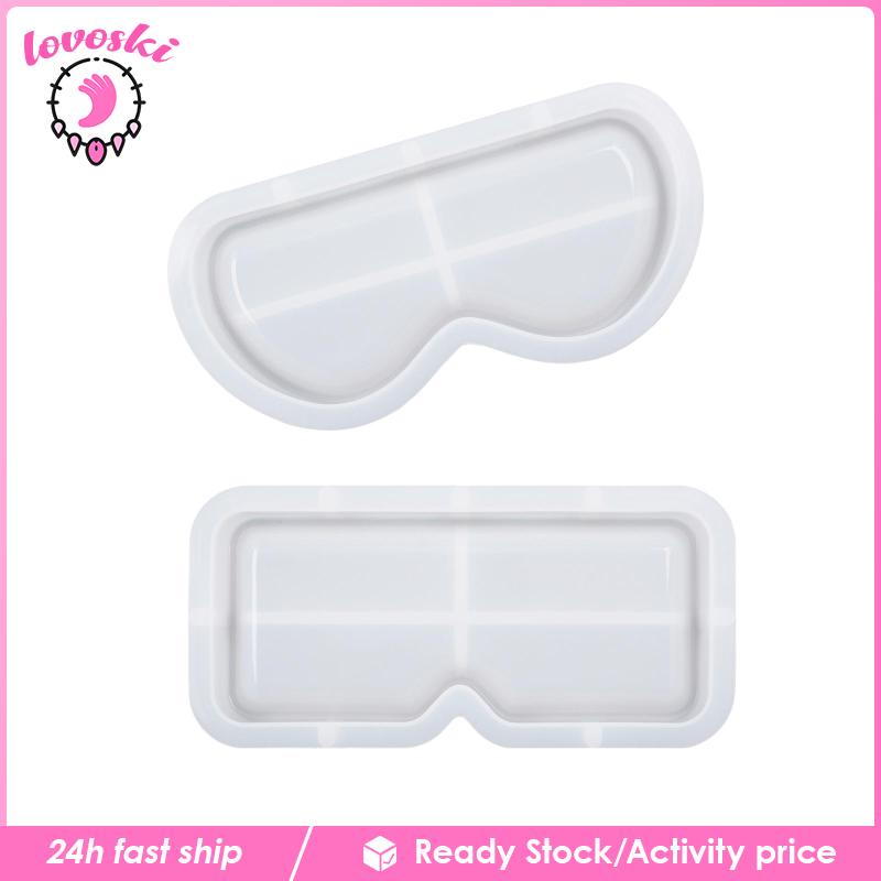 Bộ 2 Khuôn Silicone Làm Mắt Kính DIY Tiện Dụng