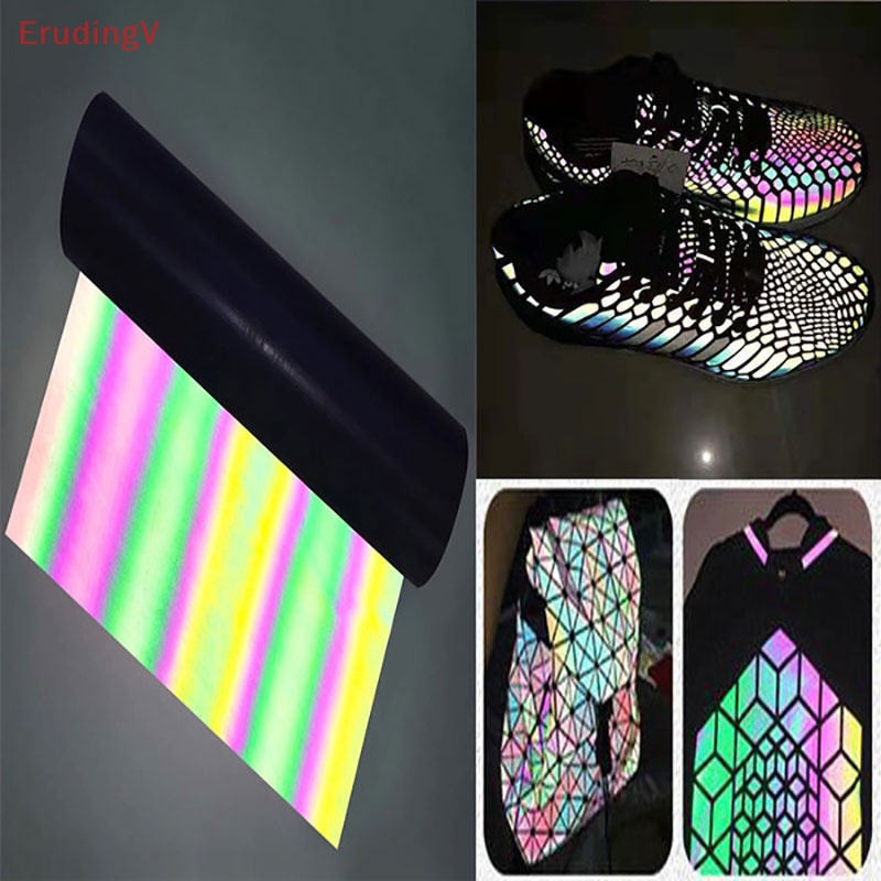 [ErudingV] Phim Vinyl Chuyển Nhiệt Chuyển Đổi Nhiệt Họa Tiết Chữ Cái Phản Quang Mưa  [Mới] [Mới]