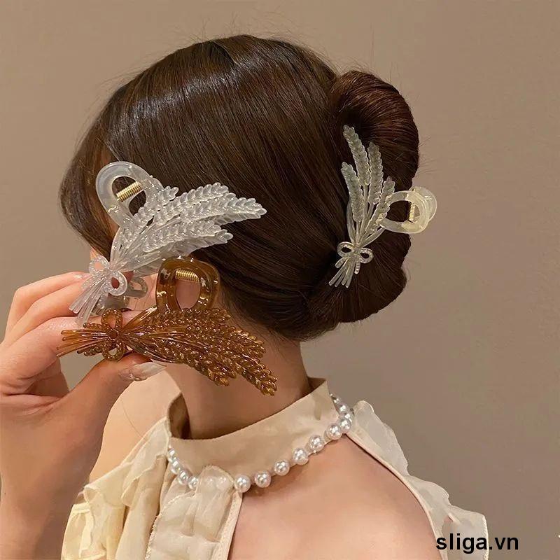 💌Kẹp Tóc Nhựa Acrylic Hình Lúa Mì Cho Nữ