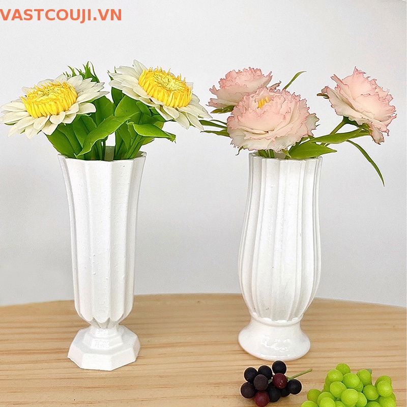 Bình Hoa Mini Tỉ Lệ 1 / 6 Xinh Xắn Dùng Để Trang Trí Nhà Búp Bê