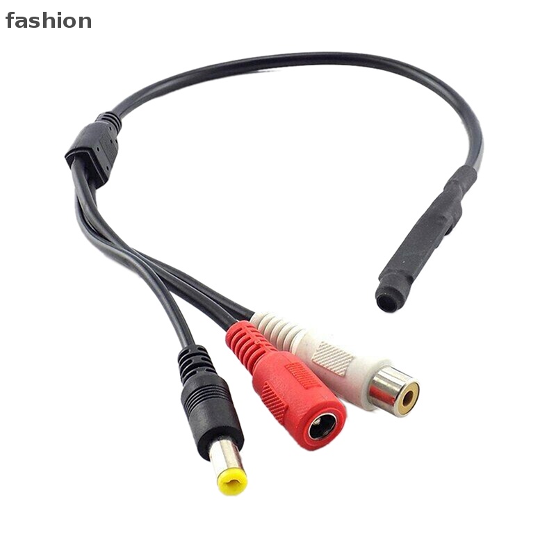 Gián điệp ẩn mini âm thanh cctv microphone mic dc 15v dvr hệ thống an ninh VN