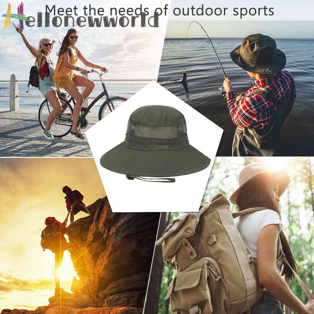 Mũ Chống Tia UV Thoáng Khí Tiện Dụng Khi Đi Câu Cá / Làm Vườn