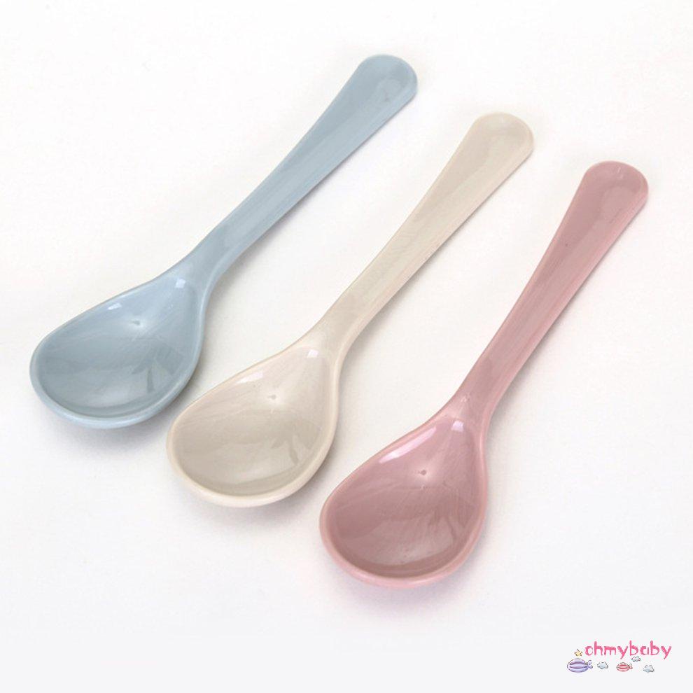 [OMY] Phim hoạt hình bằng thép không gỉ thông minh Feedingl có tay cầm và muỗng cho trẻ sơ sinh em chứa Bpa [P/10]