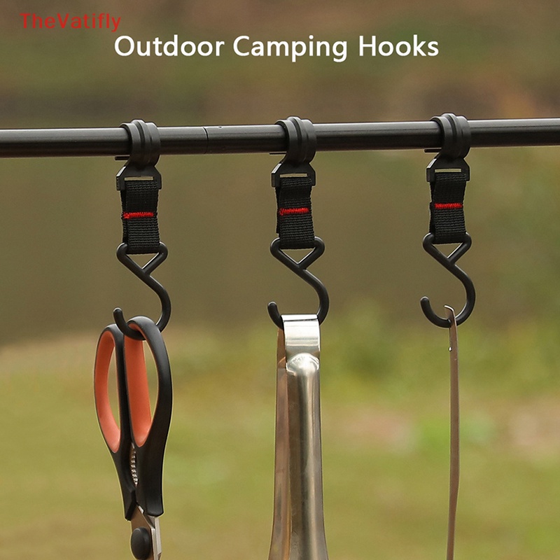 Bộ 3 / 5 Móc Treo Đồ Hình Chữ S Có Thể Tháo Rời Tiện Dụng Mang Theo Du Lịch Cắm Trại