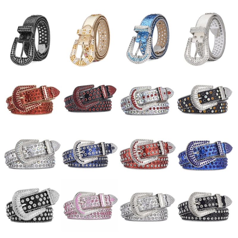 Thắt Lưng Đính Đá Lấp Lánh Sang Trọng Dành Cho Nam Nữ