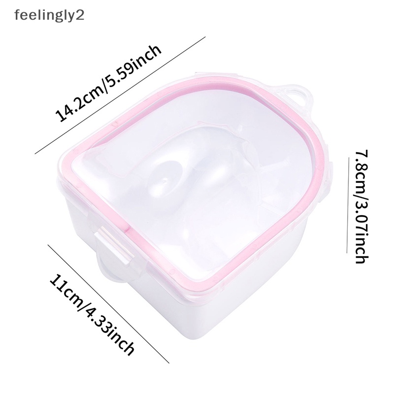 Bát Ngâm Móng Tay Bằng Nhựa Dày Tiện Dụng