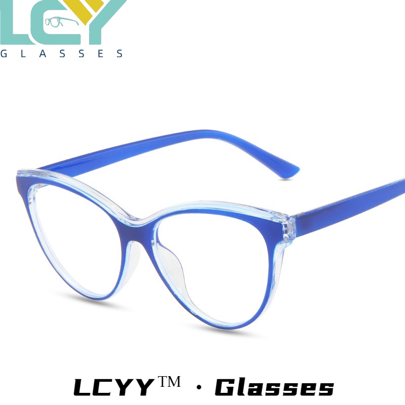 Mắt Kính Hình Mắt Mèo Chống Ánh Sáng Xanh Lam Thời Trang Cá Tính Hiệu LCYY2023 / 28038