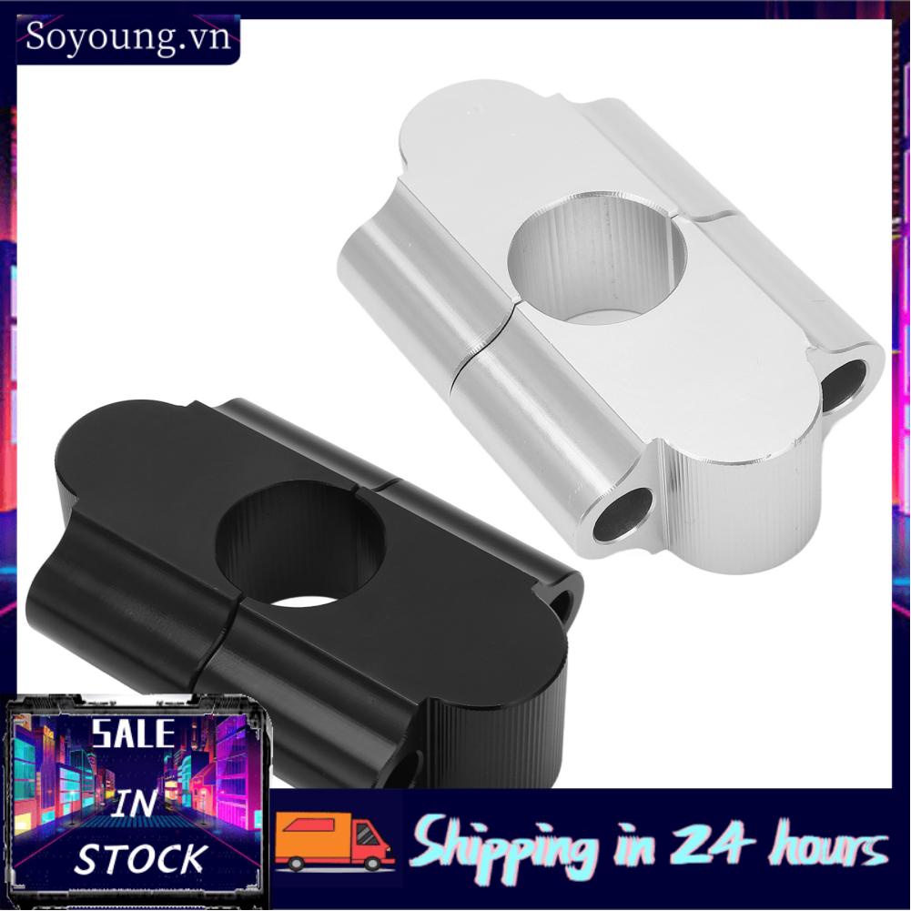 Soyoung 7/8in Handlebar Risers  Dirt Bike Handlebar Mount Clamp Wearproof Universal  for TRX450 TRX400 TRX350