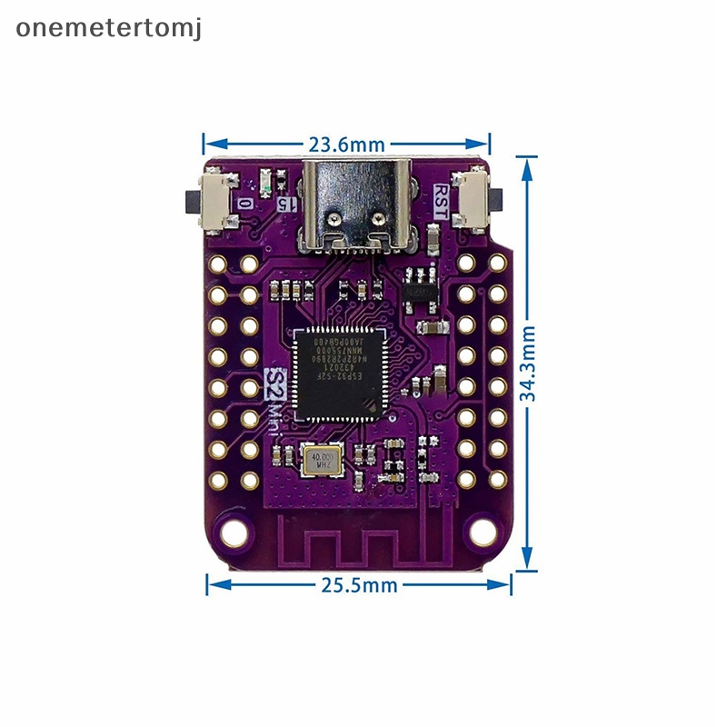 Bảng Mạch onemetertomj S2 Mini V1.0.0 - LOLIN WIFI IOT ESP32-S2FN4R2 ESP32-S2 4MB FLASH 2MB PSRAM MicroPython Arduino