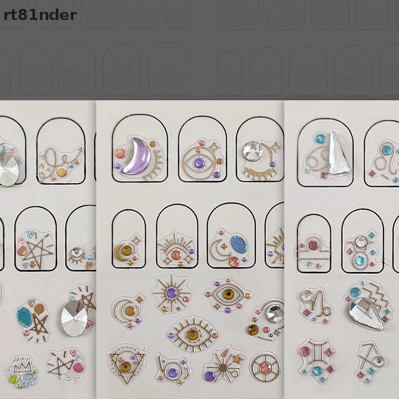 Hộp Phụ Kiện Đá 3D Đính Trang Trí Móng Tay Nghệ Thuật