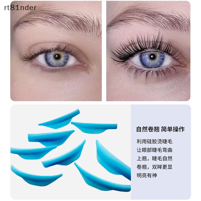 Rt Bộ 4 Cặp Đệm Silicone Hỗ Trợ Uốn Cong Lông Mi