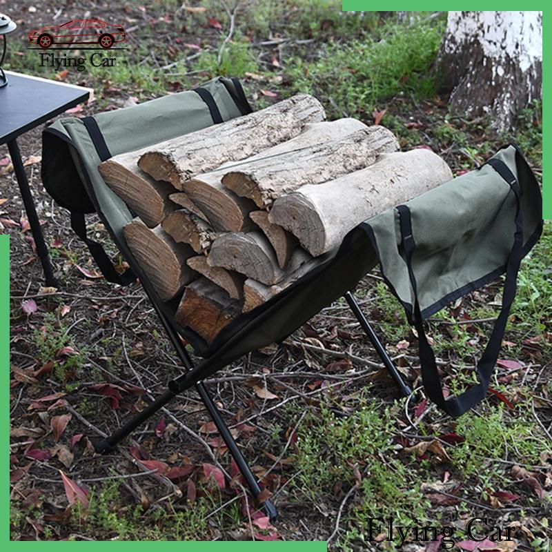 Túi Tote Gỗ Lửa Cỡ Lớn Đựng Củi Tiện Dụng Mang Theo Du Lịch Cắm Trại BBQ Lzdjfmy2