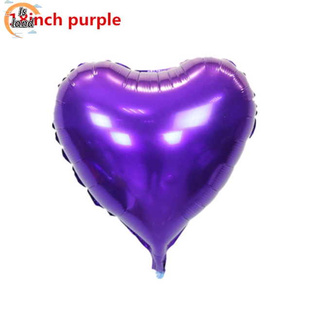 Bong Bóng Màng Nhôm Hình Trái Tim 18 inch Dùng Trang Trí Tiệc Cưới / Sinh Nhật