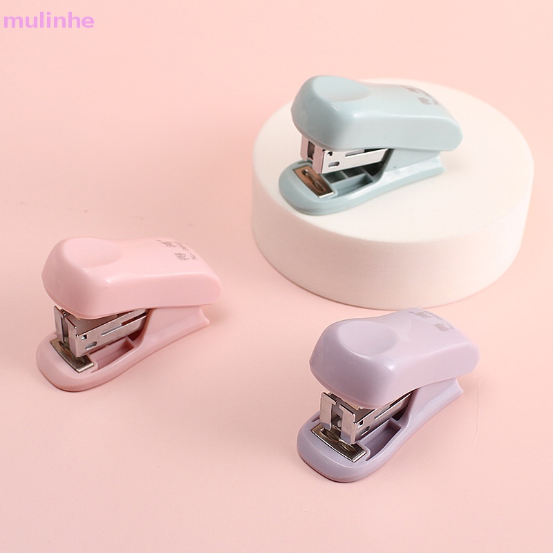Mulinhe Morandi Bộ Dụng Cụ Dập Ghim Mini Hình Động Vật Hoạt Hình Dễ Thương Di Động Cho Học Sinh / Văn Phòng / Trường Học vn