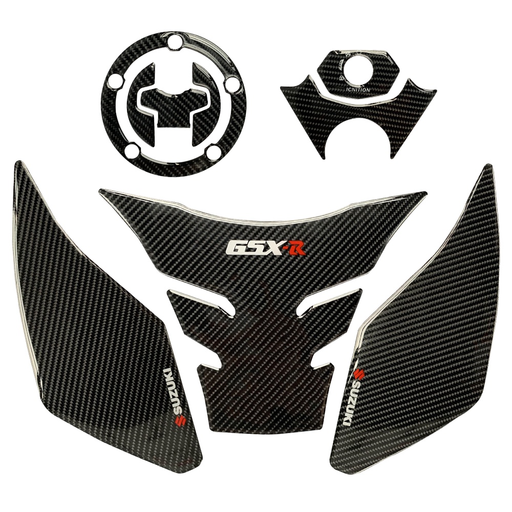 SUZUKI Miếng Dán Trang Trí Bình Nhiên Liệu Hình Xương Cá Chống Trượt Chống Thấm Nước GSX R 250 / GSX 250R