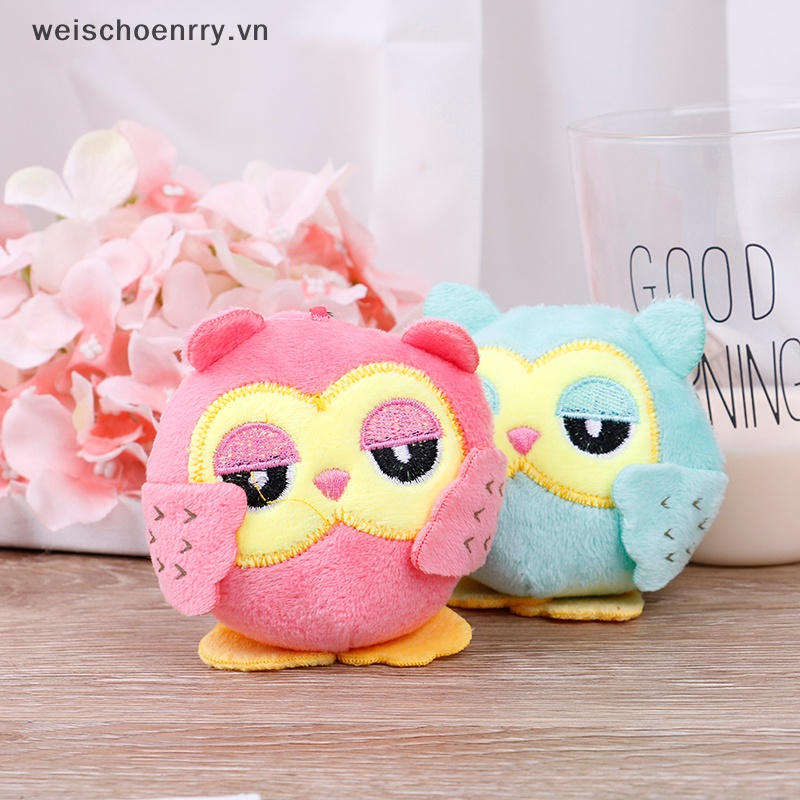 Móc Chìa Khóa Hình Cú Nhồi Bông 9Cm Dễ Thương