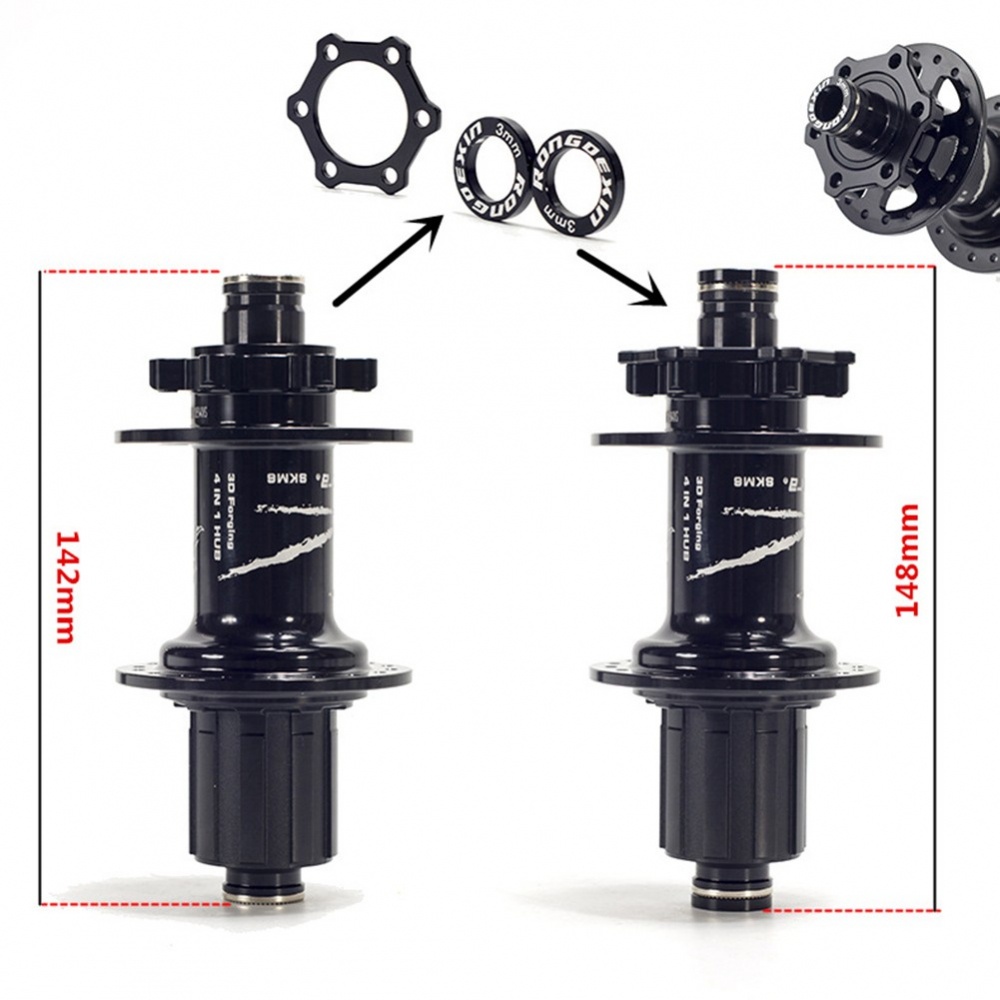 Bộ ChuyểN ĐổI Tăng ÁP AU 15x 100mm Sang 110mm 12x142mm Sang 148mm Cho Xe ĐạP