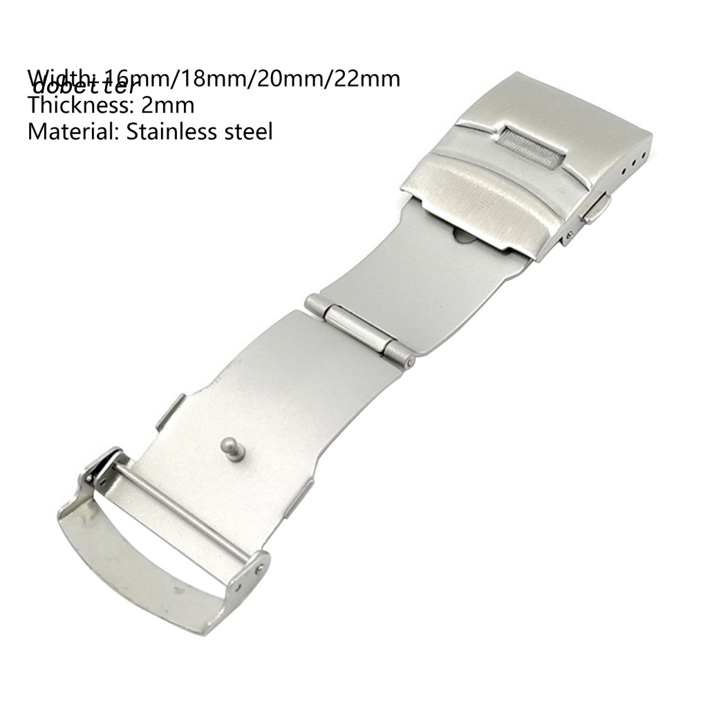 &lt; Dobetter &gt; Khóa Cài Đôi Bằng Thép Không Gỉ An Toàn Dạng Gấp Cho Nhà Sản Xuất Đồng Hồ Thông