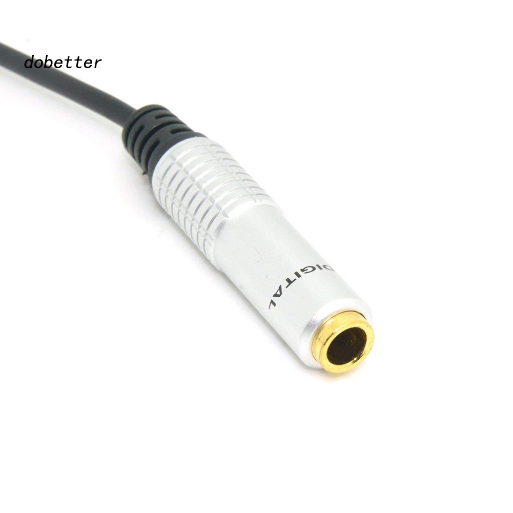 Dây Cáp Âm Thanh Chuyển Đổi Đầu Cắm 0.3 / 1.8m 6.5mm Sang Ổ Cắm 3.5mm Aux Chuyên Dụng